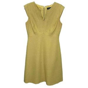 Robe Sans Manches Tahari Arthur S. Levine Taille 4 Rouge - Plissée à La Taille - Occasion Très Bon état